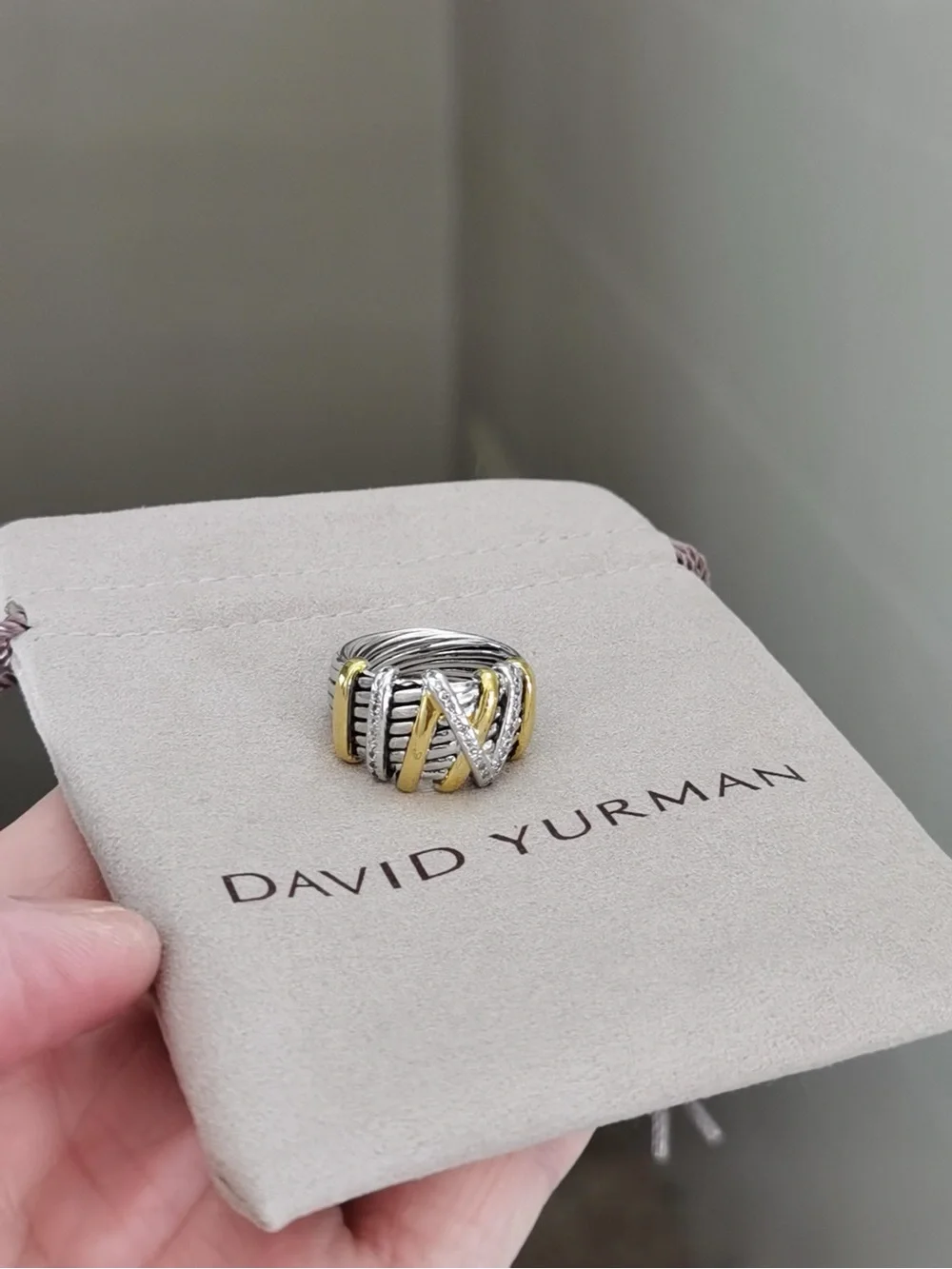 David Yurman 925 Silver Ring
